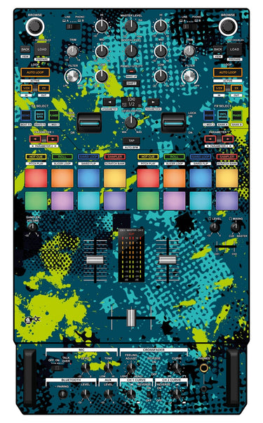 Pioneer DJ DJM S7 Skin Conflict Green